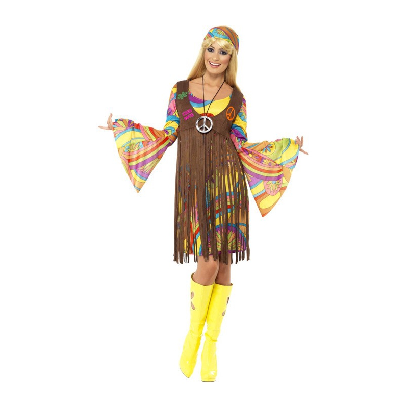 Déguisement Hippie Pantalon Femme - Jour de Fête - Boutique Jour de fête