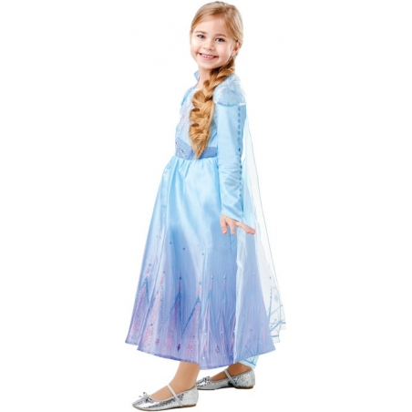 DISNEY robe déguisement fille Elsa LA REINE DES NEIGES taille 3 ou