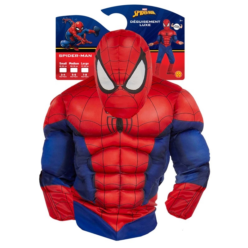 Déguisement Spiderman musclé Premium garçon. Les plus amusants