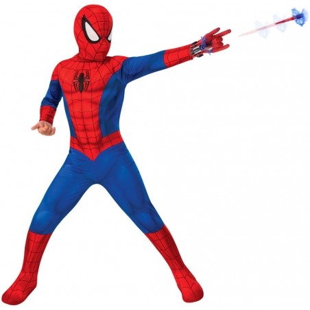 Masque Spiderman avec visage et lentilles, masque de super-héros