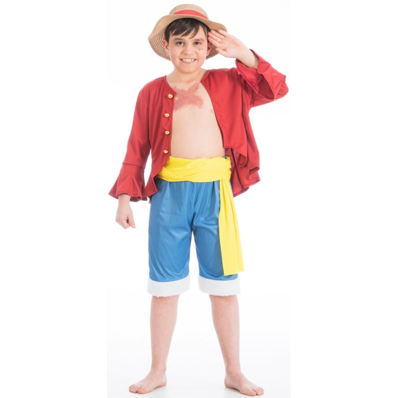 Déguisement One Piece Luffy garçon - Cosplay Manga - Magie du