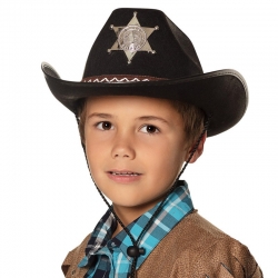 Déguisement cowboy pour enfants, marron/noir
