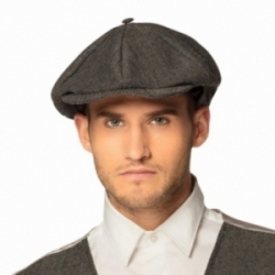 Casquette béret gris années 20 homme : Deguise-toi, achat de