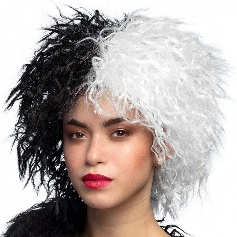 Perruque cruella on sale pas cher