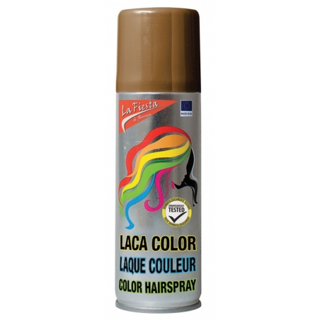 Spray couleur pour cheveux marron brun