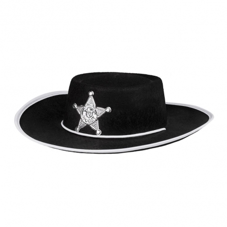 Chapeau de Shérif pour enfant idéal pour accessoiriser un déguisement pour Carnaval ou une fête d'école