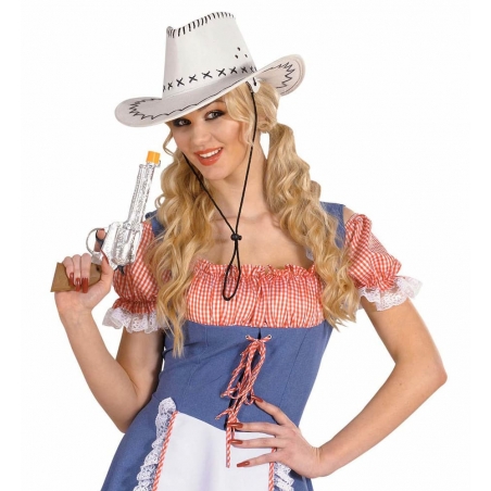 Pistolet de cowgirl idéal pour accessoiriser une tenue de cowboy