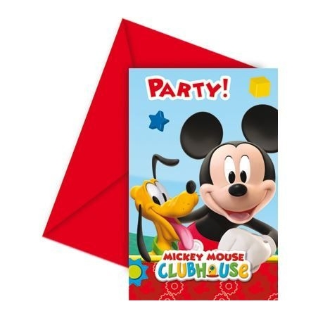 cartes invitation Mickey, anniversaire Disney