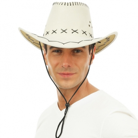 Chapeau cowboy beige pour hommes et femmes