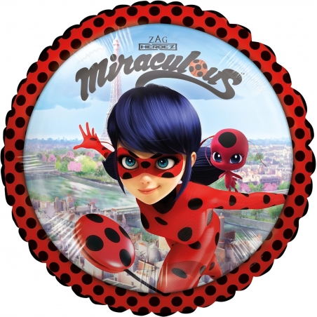 Ballon Miraculous Ladybug 43 cm vendu non gonflé