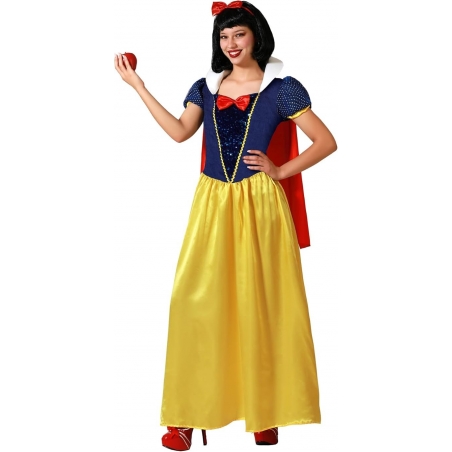 Déguisement princesse blanche neige adulte, incarnez une ravissante princesse digne des dessins animés Disney