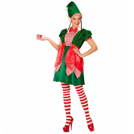 Déguisement femme lutin de Noël